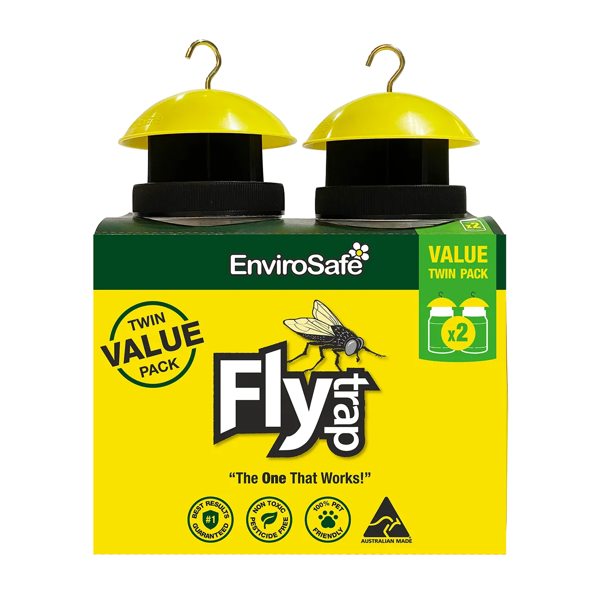 EnviroSafe Fly Trap - 2 Pack