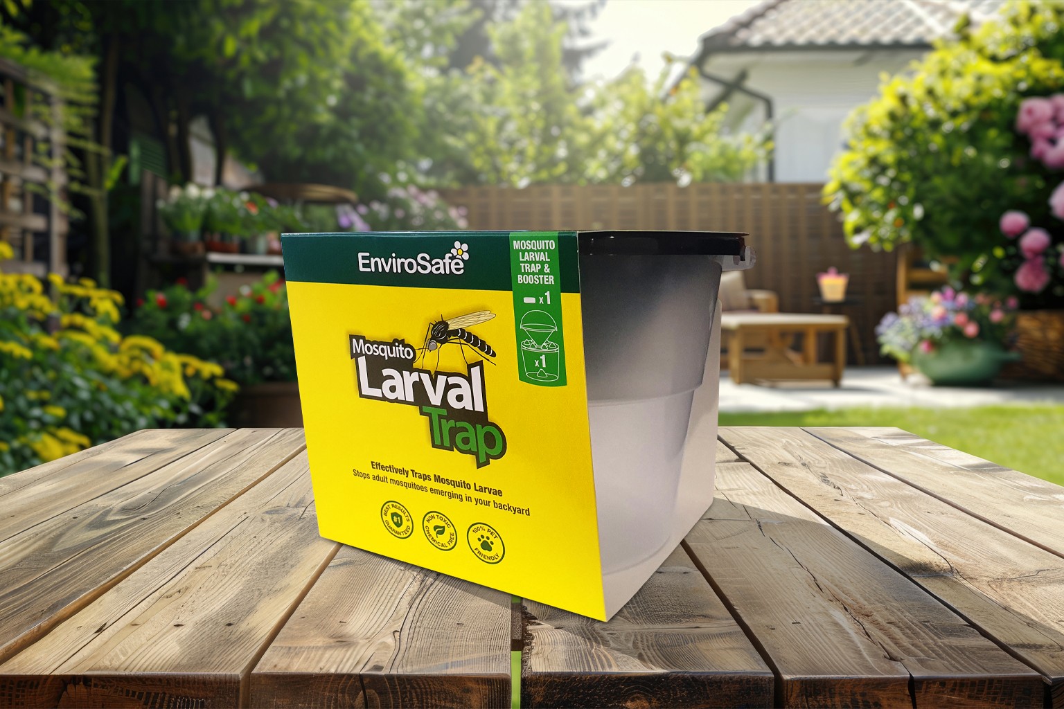 The EnviroSafe Mosquito Larval Trap – tackling mosquito wrigglers in your backyard